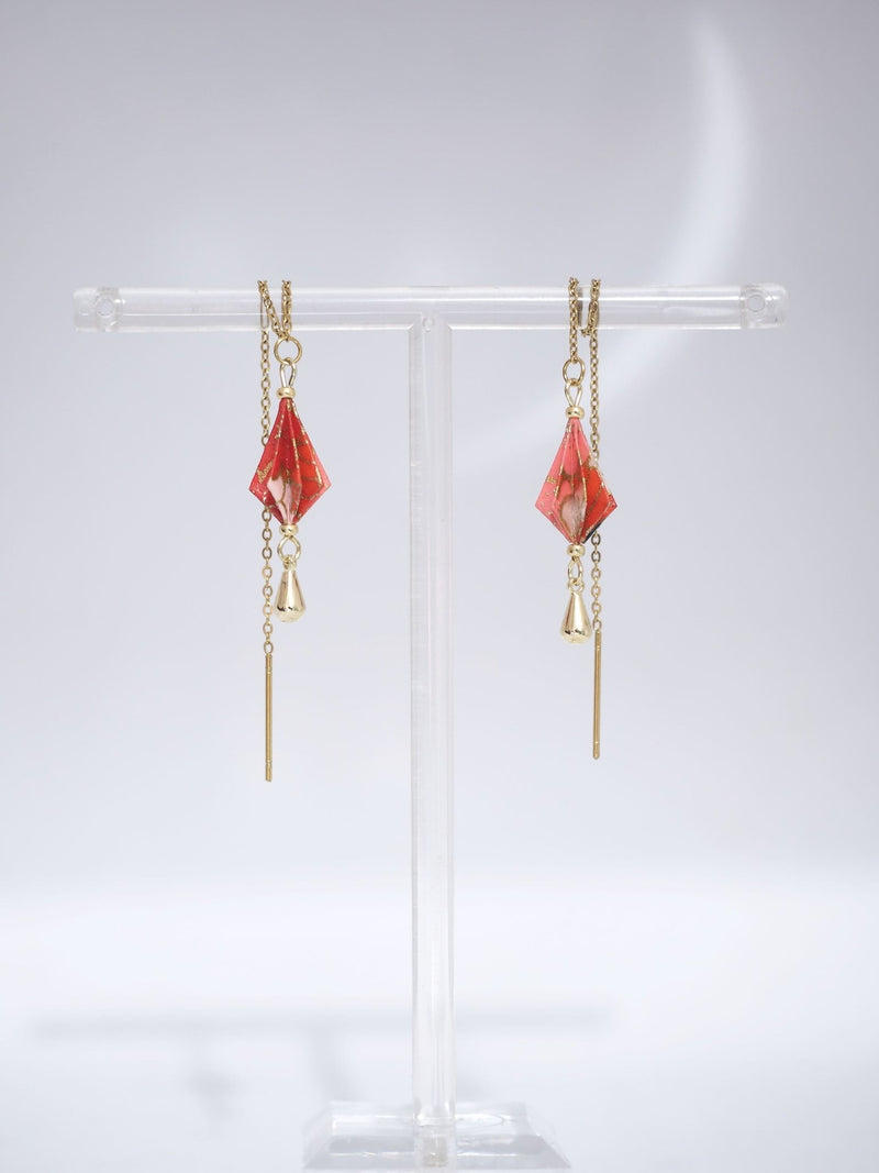Boucles Drop Chain - Atelier Soya Paris