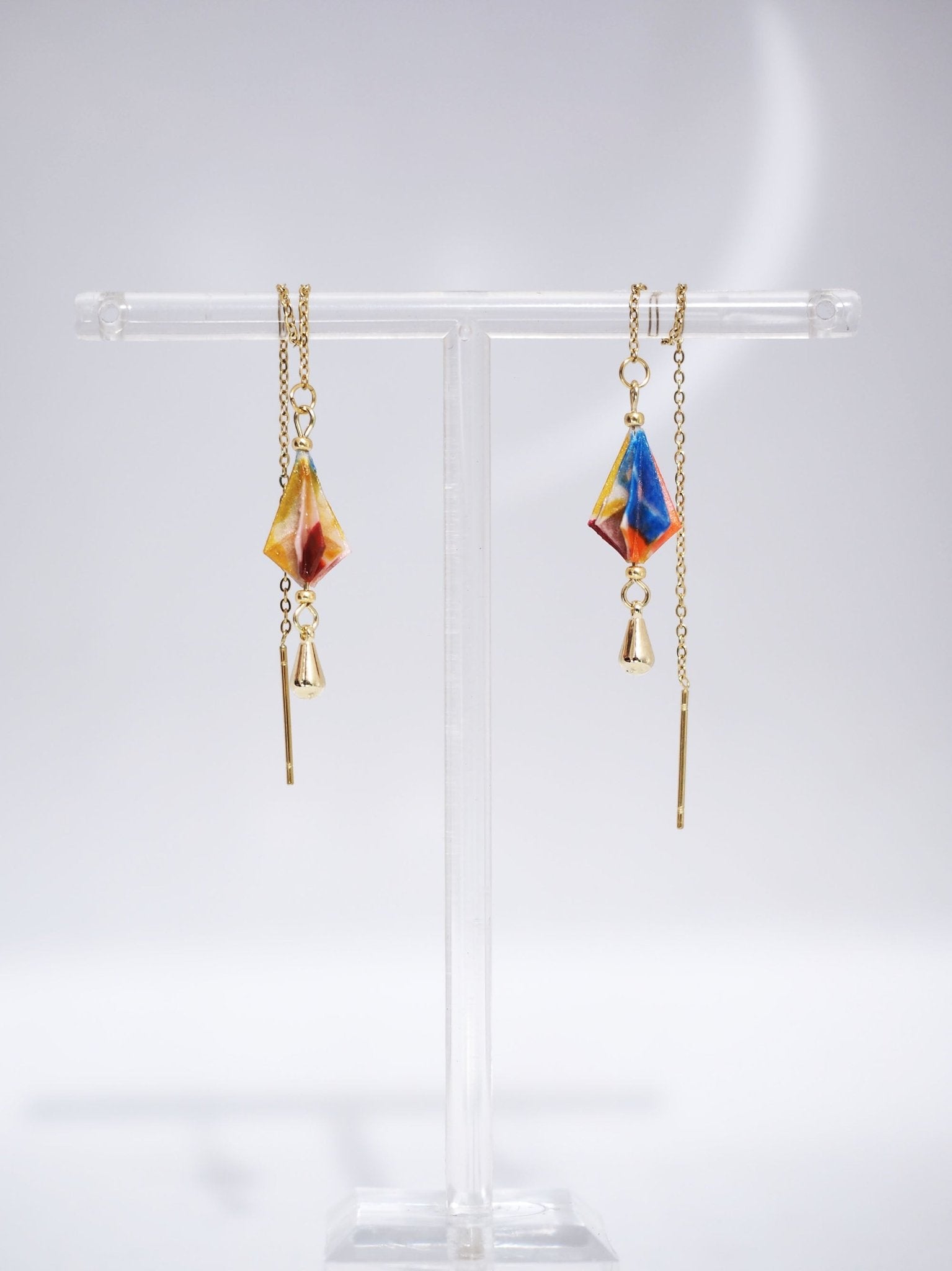 Boucles Drop Chain - Atelier Soya Paris