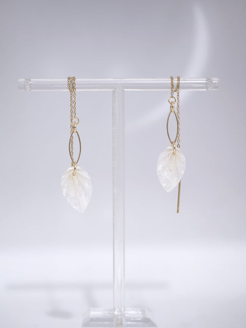 Boucles Leaf Chain - Atelier Soya Paris