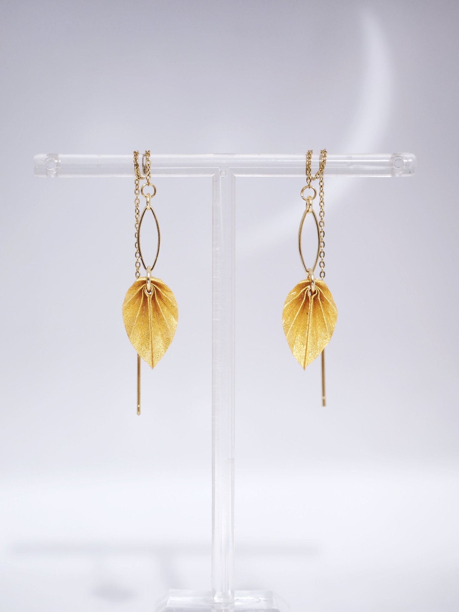 Boucles Leaf Chain - Atelier Soya Paris