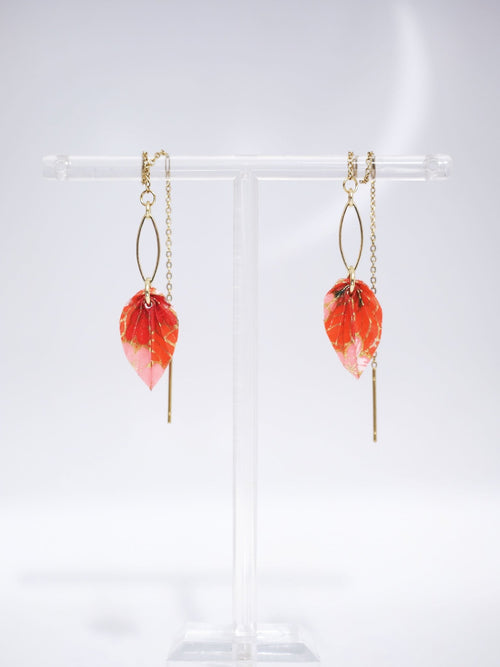 Boucles Leaf Chain - Atelier Soya Paris