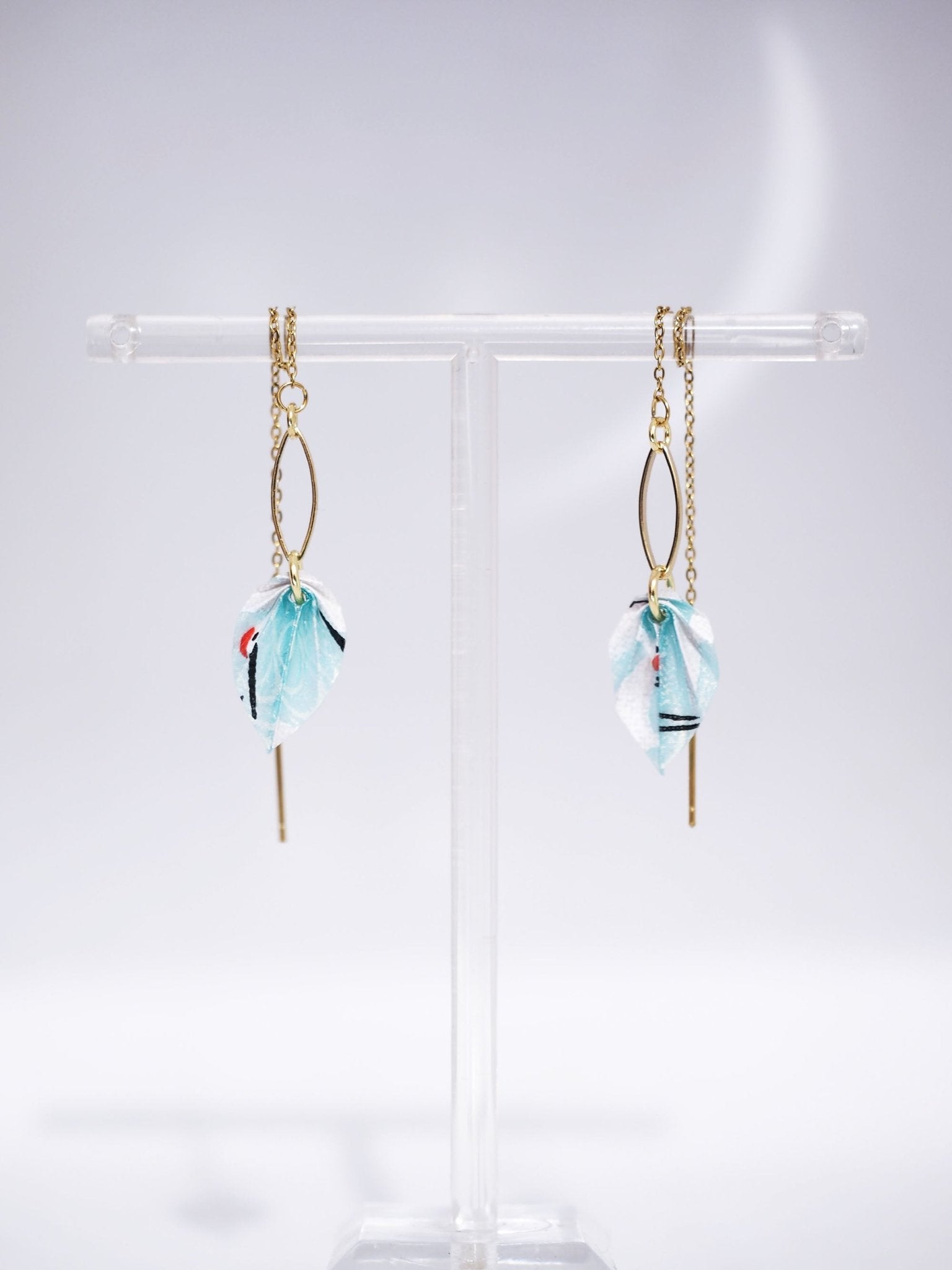 Boucles Leaf Chain - Atelier Soya Paris