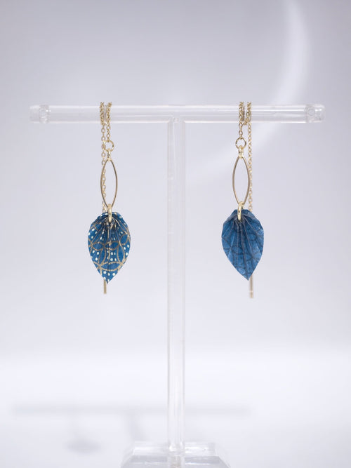 Boucles Leaf Chain - Atelier Soya Paris