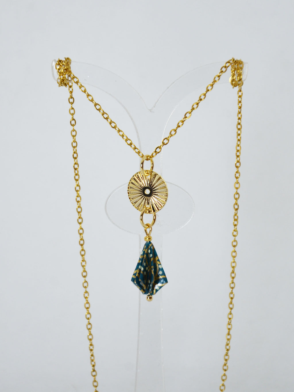 Coffret Fête des Mères — BO Drop chain et Collier Sunny Drop Vert Foncé