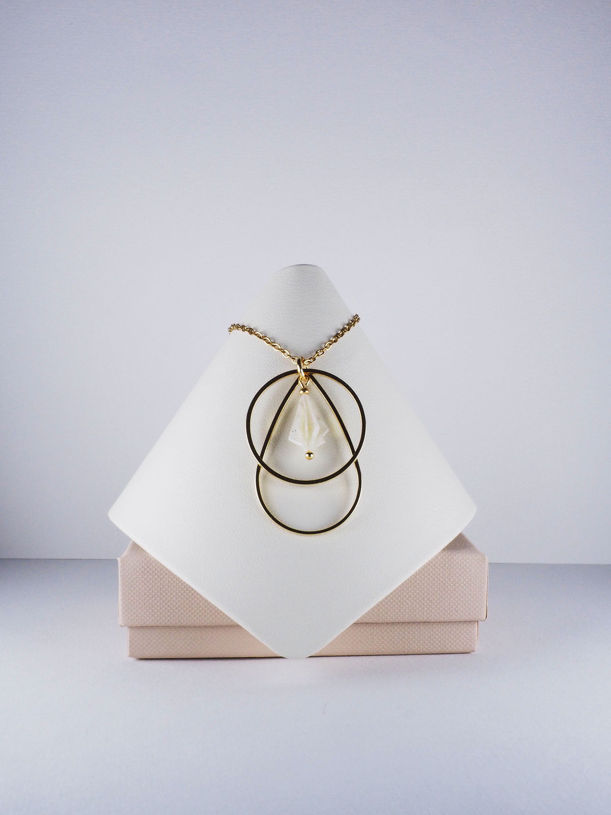 Collier Halo Drop
