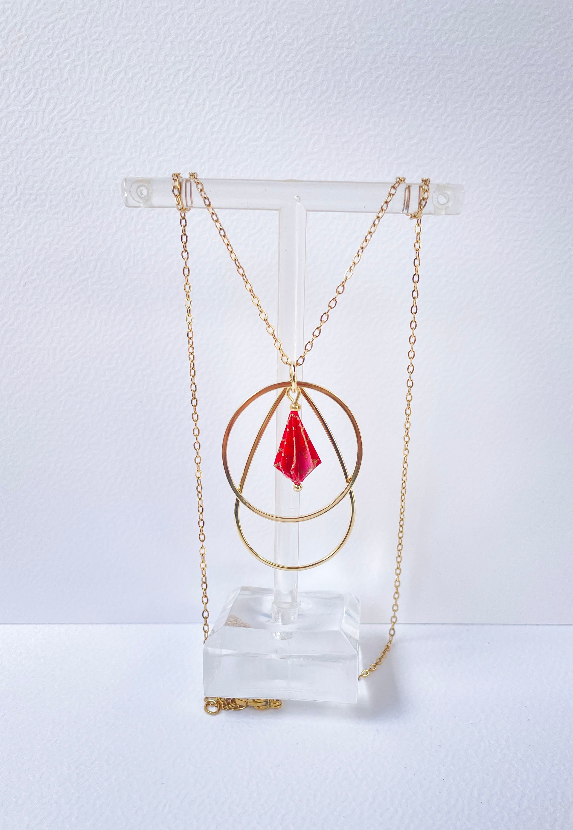 Collier Halo Drop