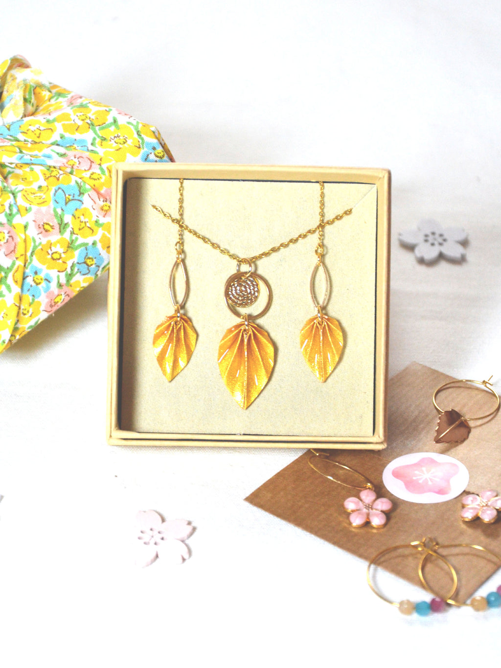 Coffret Fête des Mères — BO Leaf Chain + Collier Leaf Midi
