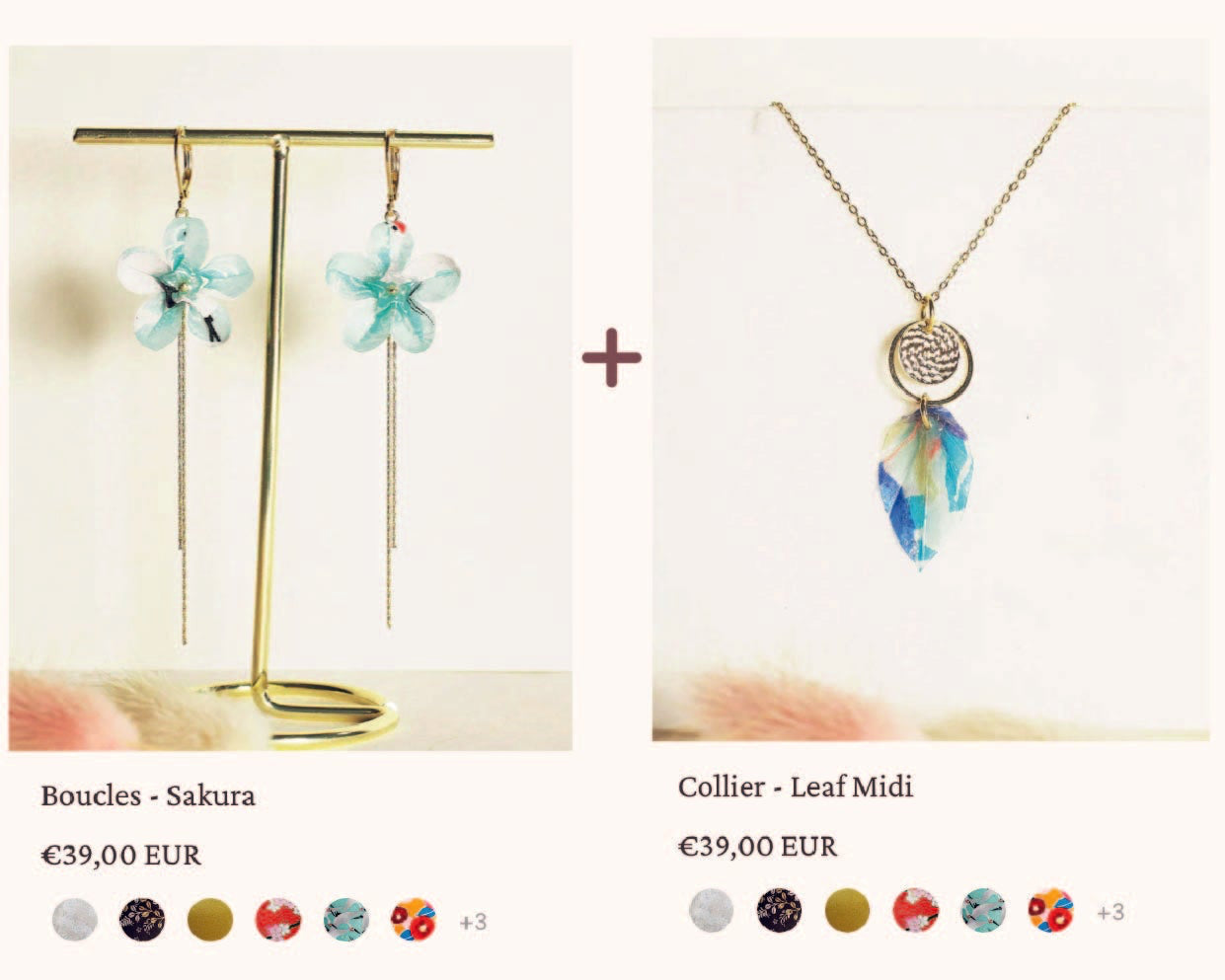 Bundle atelier soya boucles + collier